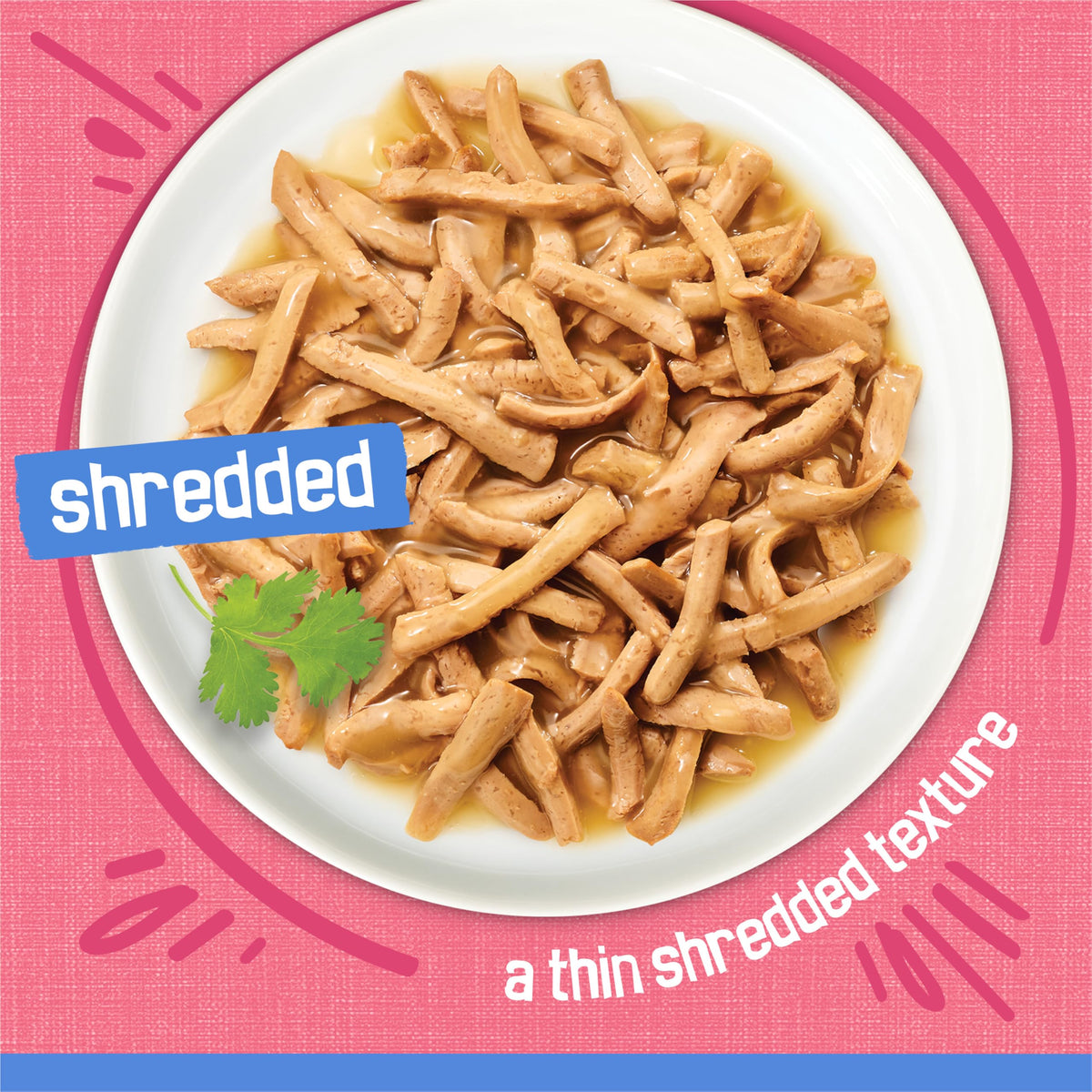 Friskies Shredded Chicken & Salmon Dinner Wet Cat Food, 156g, 24 Pack