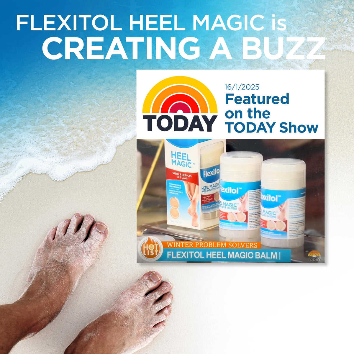 Flexitol Heel Magic for Cracked and Dry Heels, 70 g