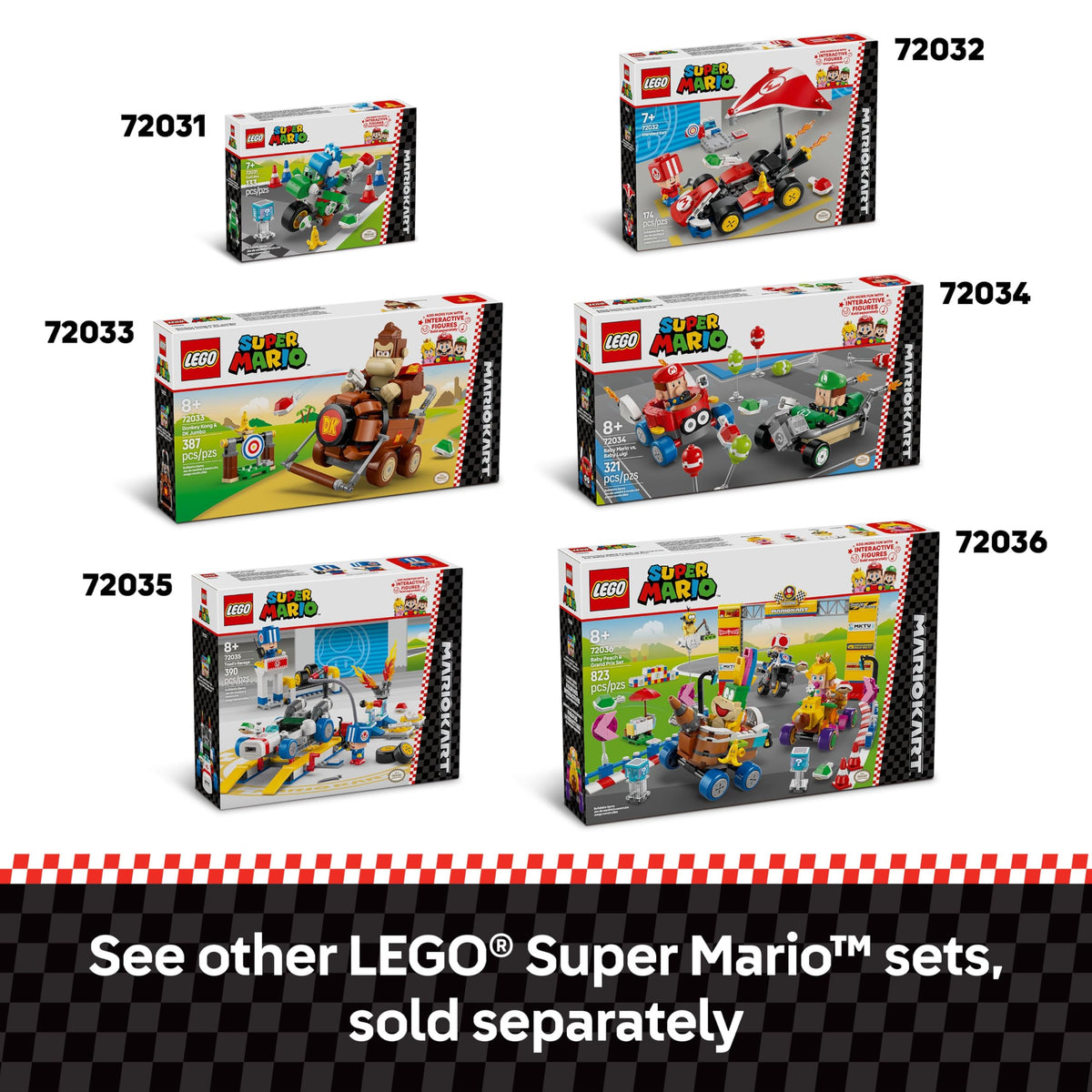 LEGO Super Mario Mario Kart Standard Kit Building Set, 72032