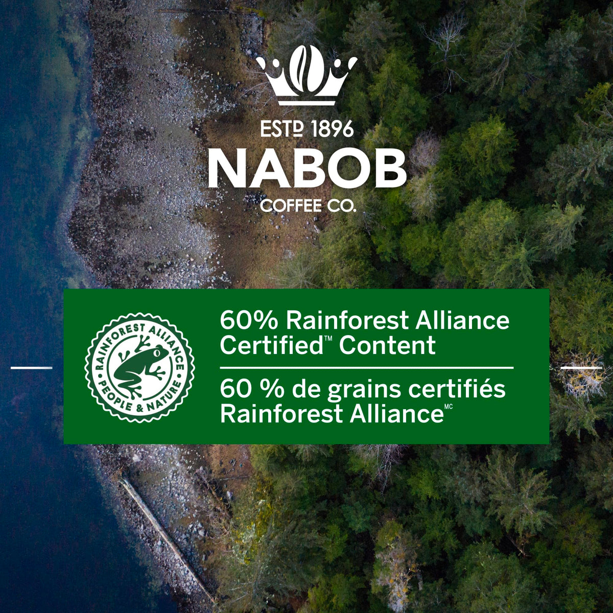 Nabob Breakfast Blend Compostable Coffee Pods, 56 Pods