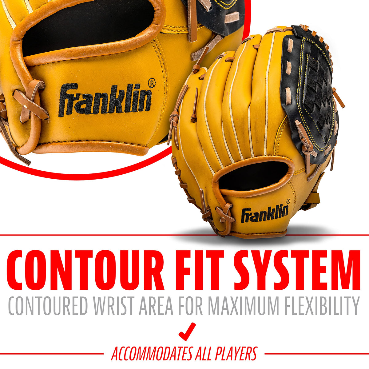Franklin Sports Fieldmaster Glove, Men's/Women's, Right Hand, 10.5 in