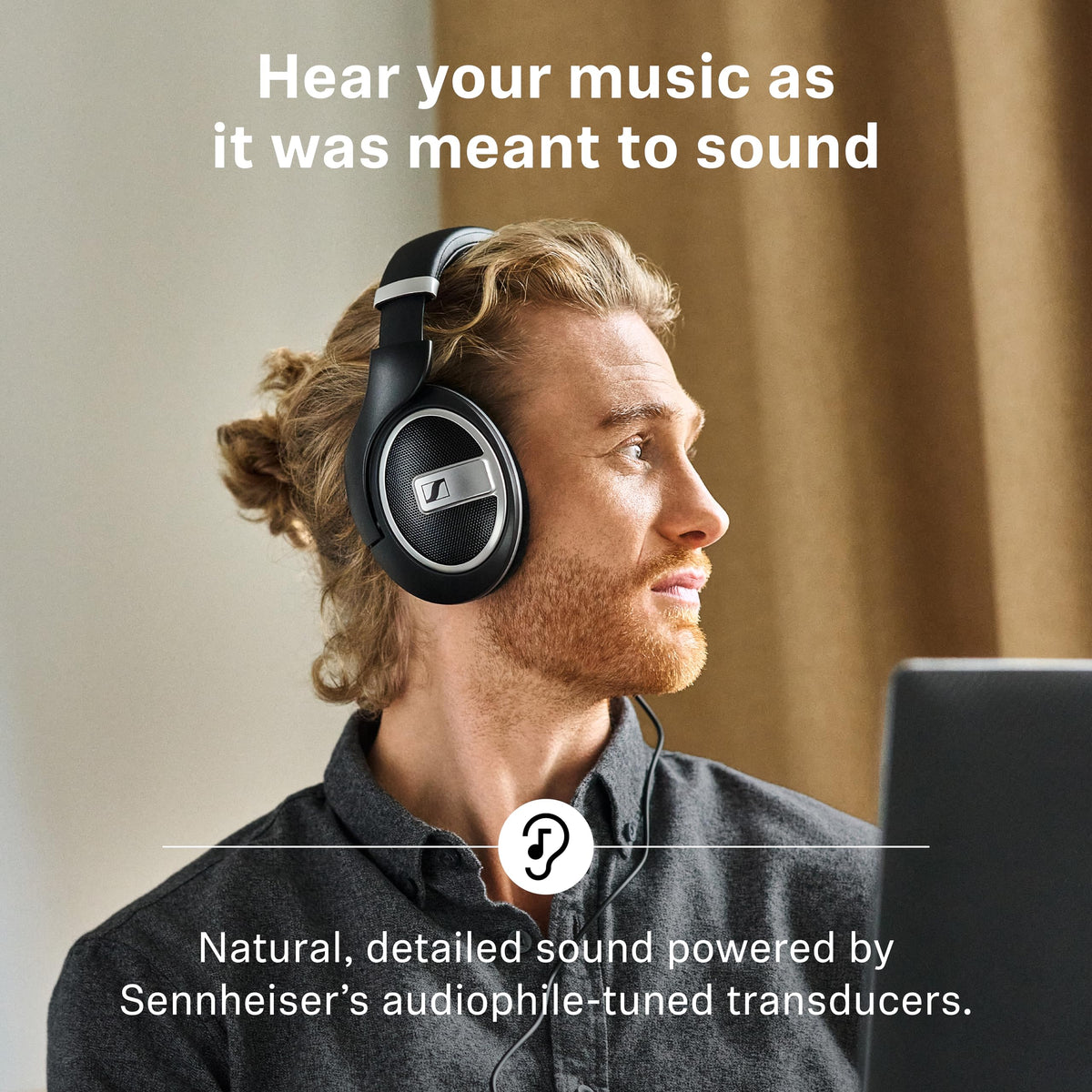 Sennheiser HD 599SE Open-Back Wired Headphones, Black
