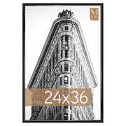 MCS 65549 Trendsetter Poster Frame, Black, 24 x 36-Inch