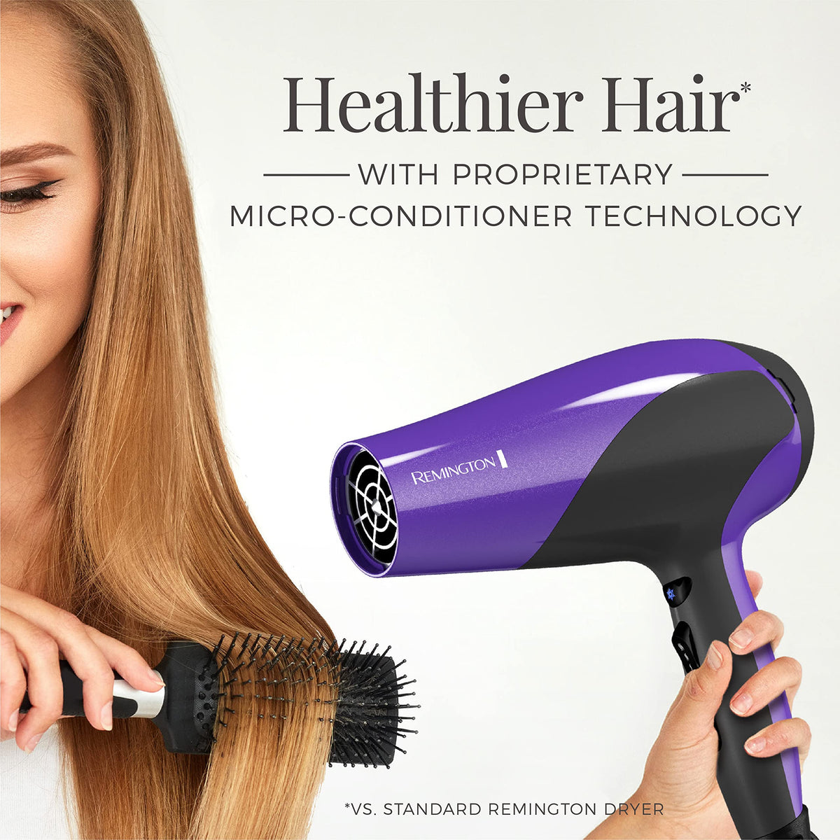 Remington Damage Protection Hair Dryer, Purple