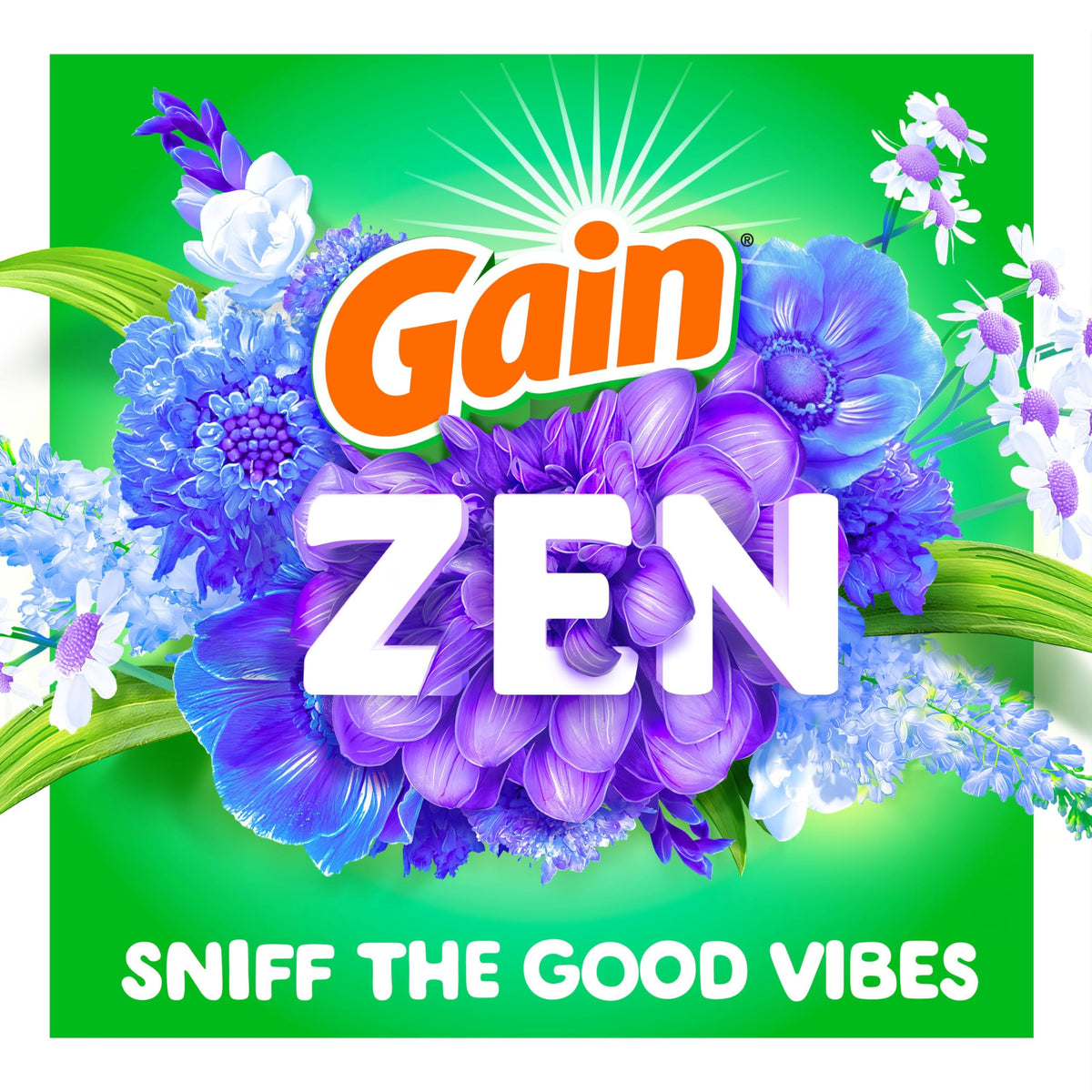Gain In-Wash Laundry Scent Booster Beads, Zen, 680 g