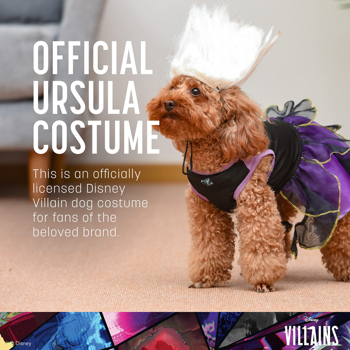 Disney for Pets Villains Ursula Dog Costume, Large