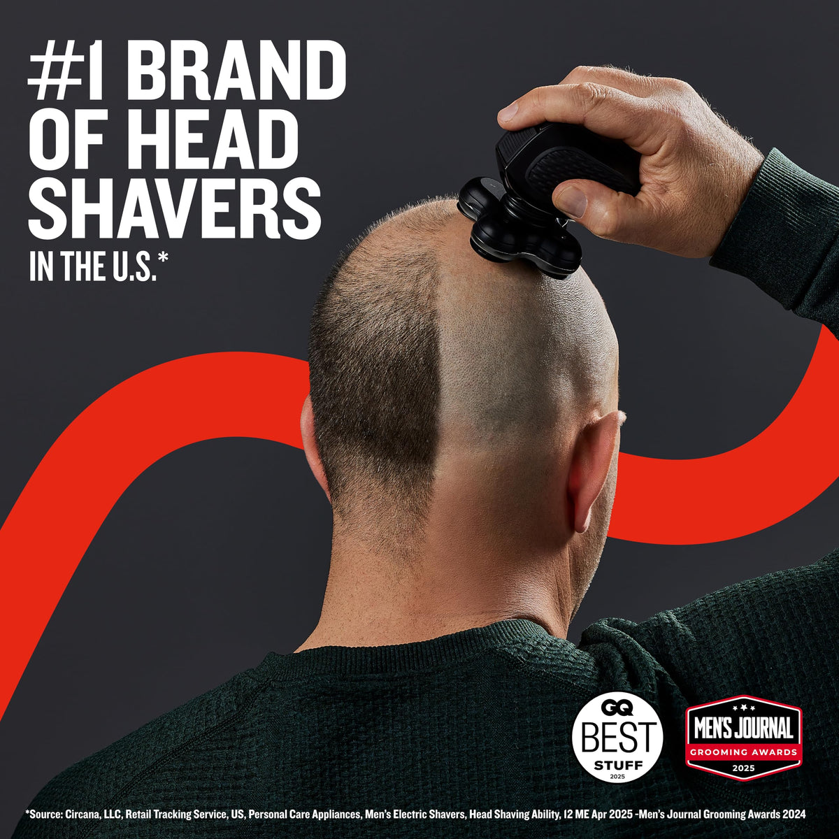Remington Balder Pro XR7000 Head Shaver for Bald Men, Cordless