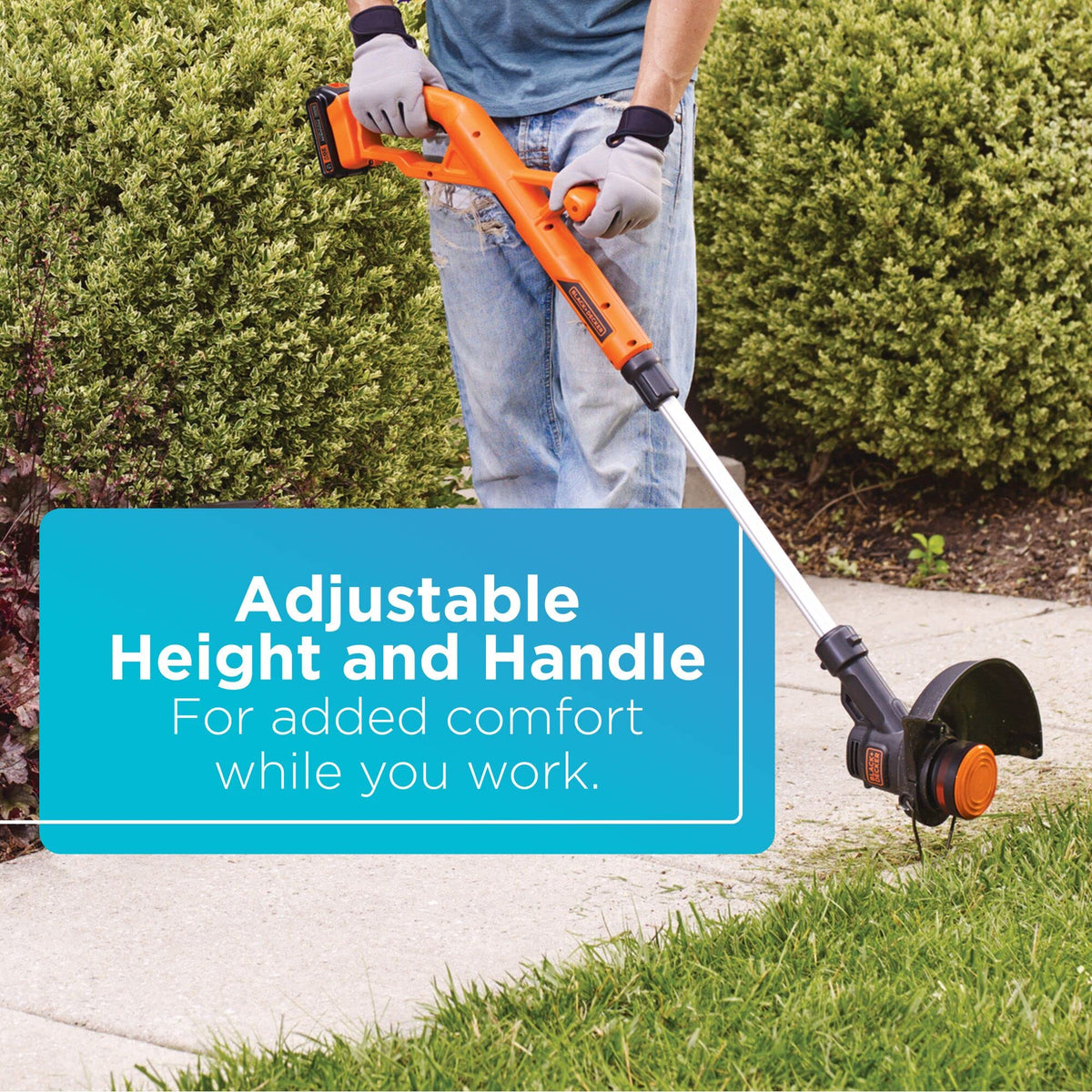 BLACK+DECKER 20V MAX Cordless String Trimmer/Edger Kit