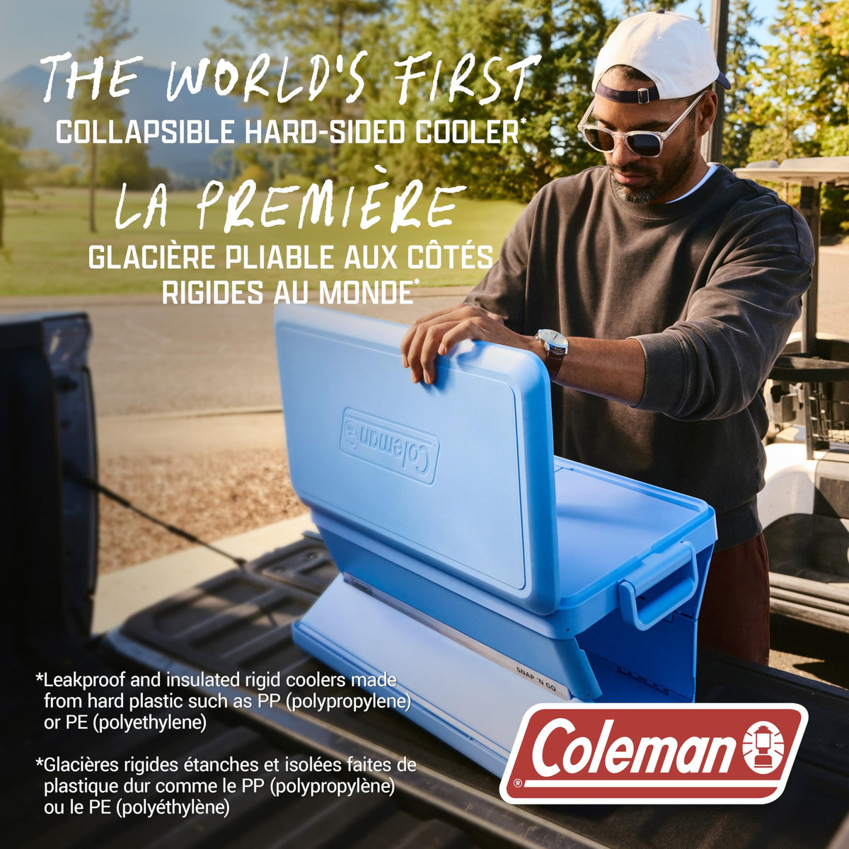 Coleman Snap 'N Go 45-Quart Collapsible Hard Cooler