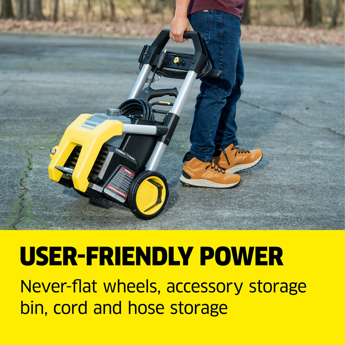 Kärcher K1700 Max 2125 PSI Electric Pressure Washer, 1.2 GPM