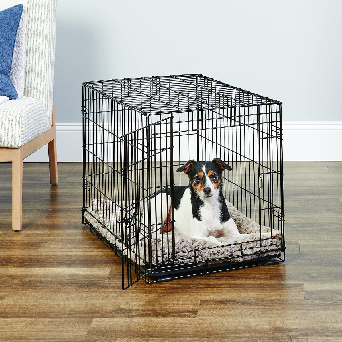 MidWest Homes for Pets 30-Inch New World Folding Dog Crate, 21-40 lbs