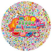 3D Puffy Stickers for Kids, 64 Sheets (3200+ Stickers)