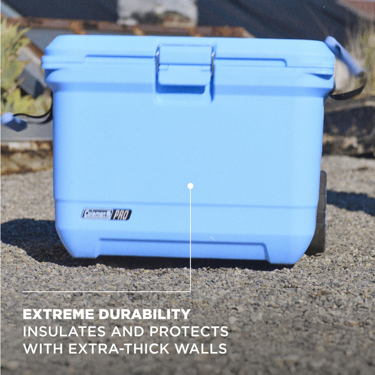Coleman Pro 55-Quart Premium Wheeled Hard Cooler, 92-Can Capacity