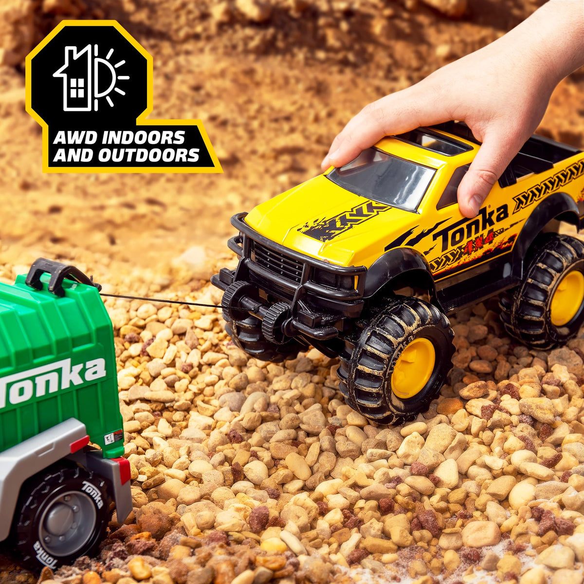 Tonka Steel Classics 4x4 Pickup Truck, Yellow
