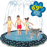 SplashEZ Non-Slip Splash Pad Sprinkler, 69"