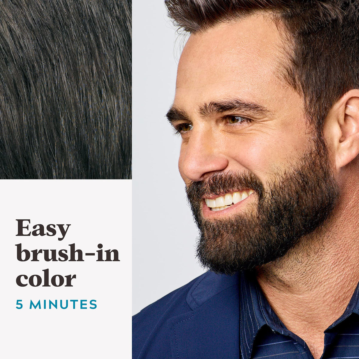 Just For Men Mustache and Beard Dye, Dark Brown M-45, 3 Count