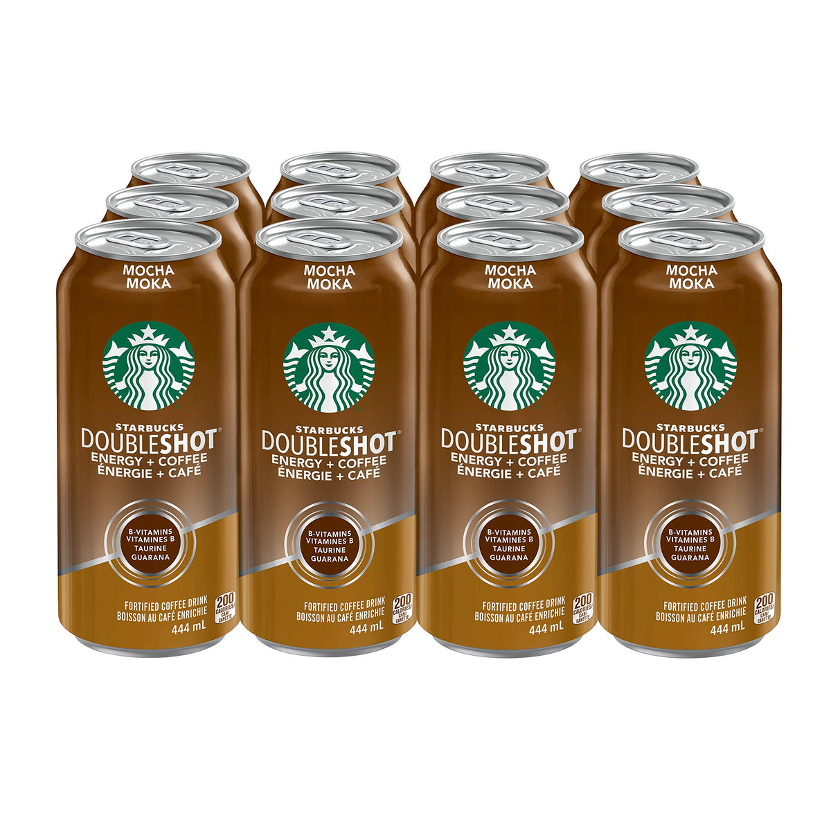 Starbucks Doubleshot Energy, Mocha, 12 x 444 ml