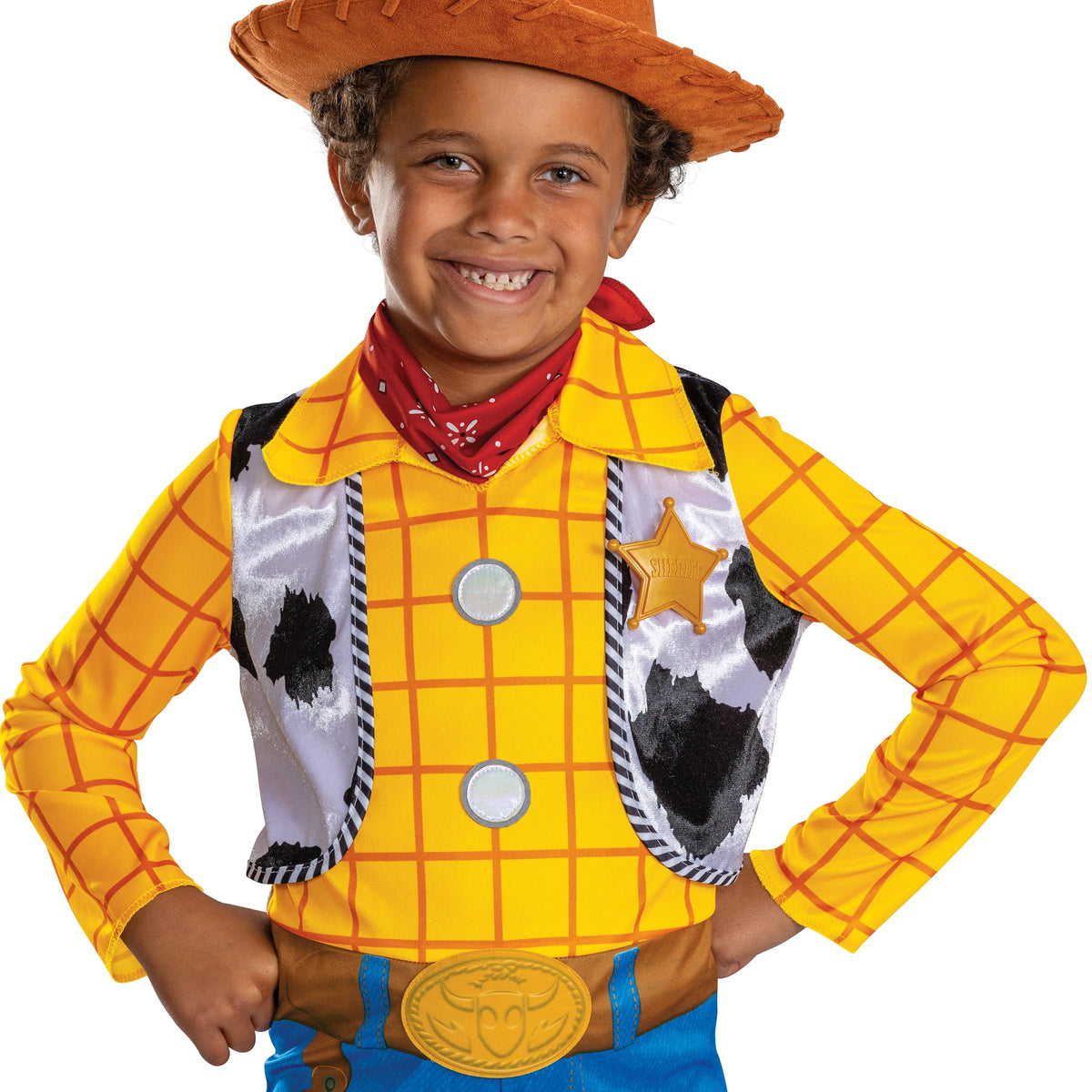 Disney Toy Story Deluxe Woody Boys' Costume, 4-6