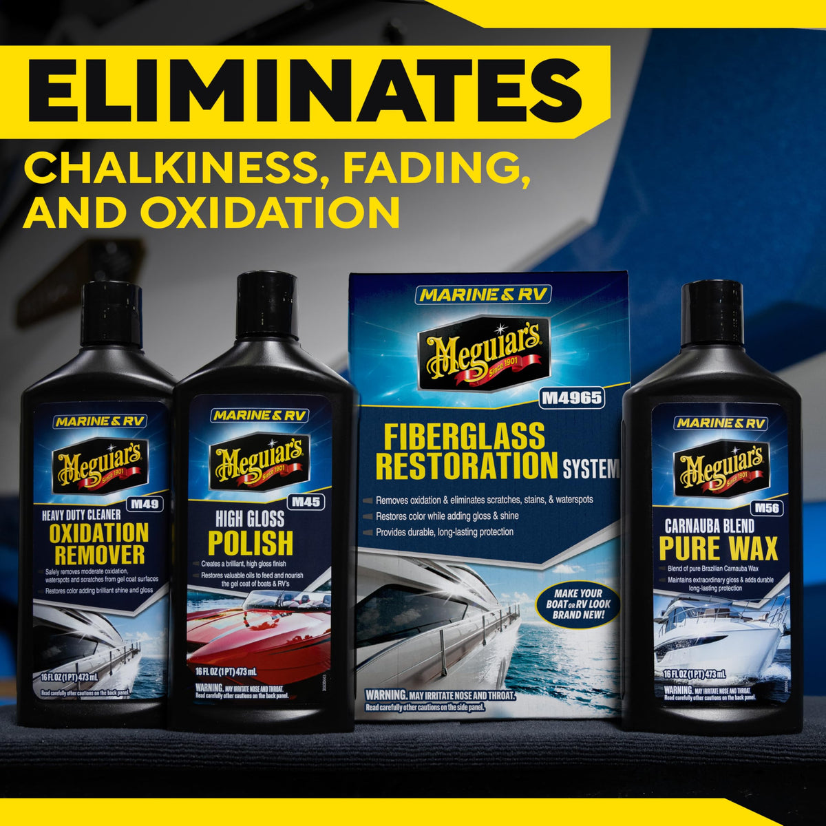 Meguiar's M-4965 Fibreglass Oxidation Removal Kit