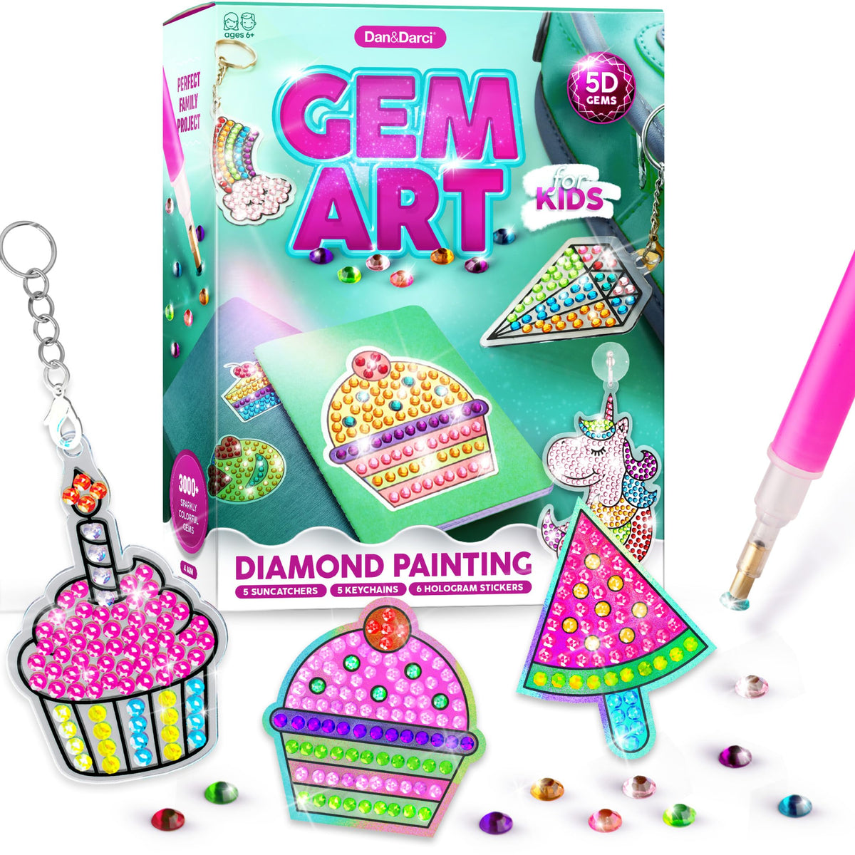 Gem Diamond Painting Kit for Kids