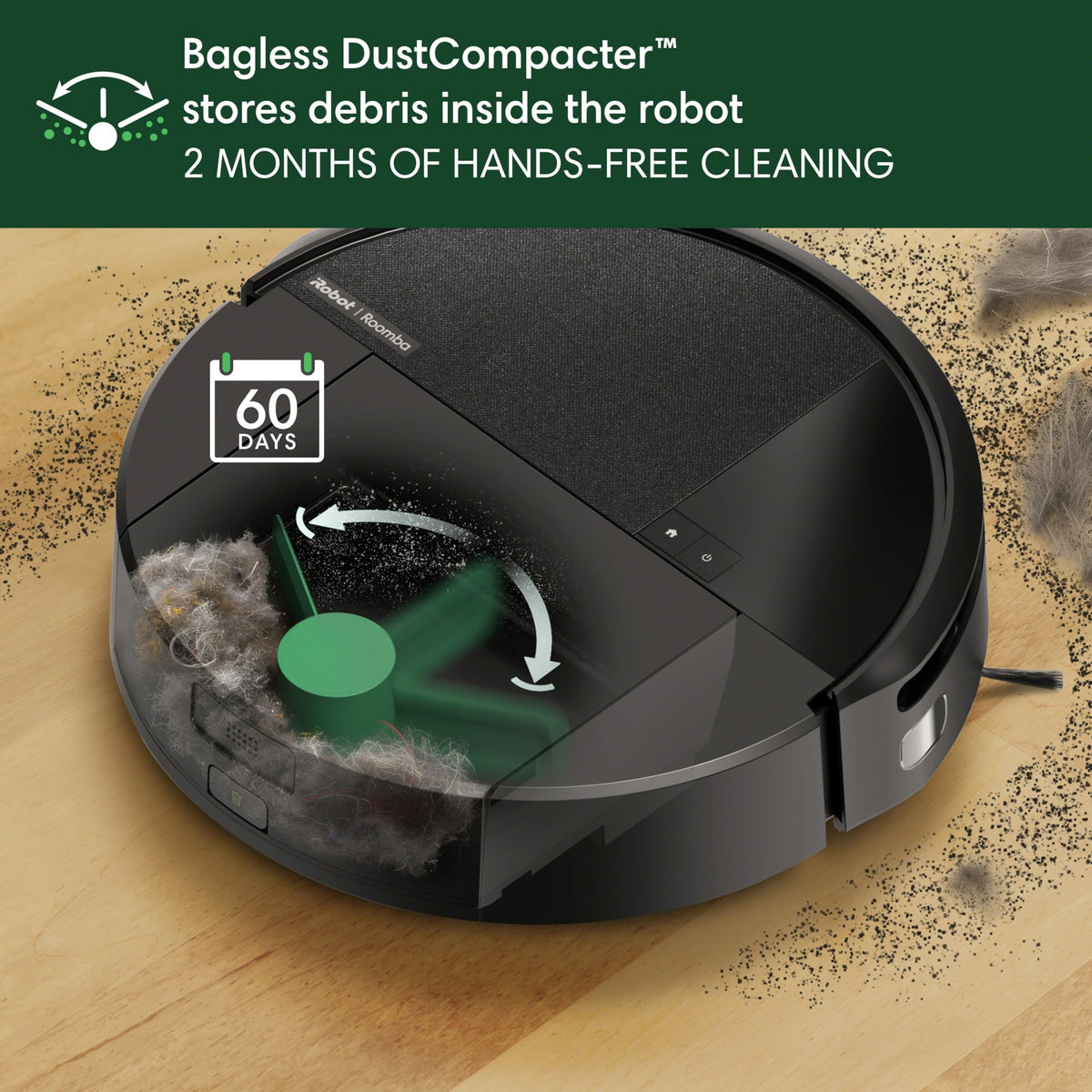 iRobot Roomba 205 DustCompactor Robot Vacuum and Mop Combo