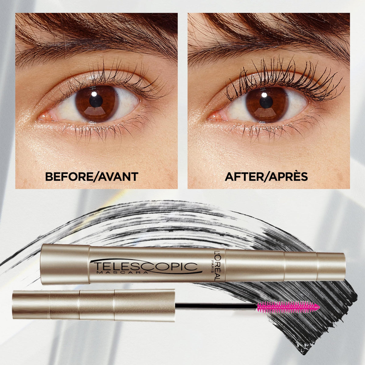 L'Oréal Paris Telescopic Lengthening Mascara, Black, 8 ml