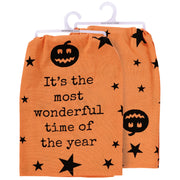 Primitives by Kathy Jack O'Lanterns and Stars Kitchen Towel