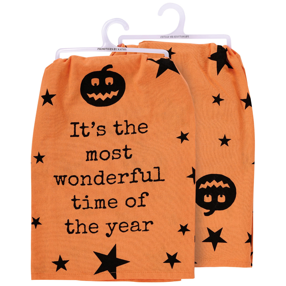 Primitives by Kathy Jack O'Lanterns and Stars Kitchen Towel