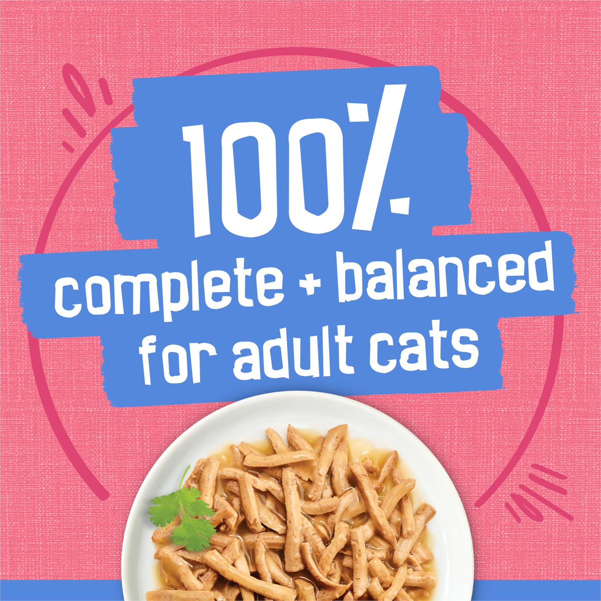 Friskies Shredded Chicken & Salmon Dinner Wet Cat Food, 156g, 24 Pack