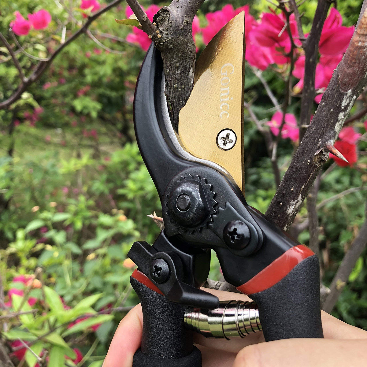 gonicc 8" Titanium Bypass Pruning Shears (GPPS-1003)