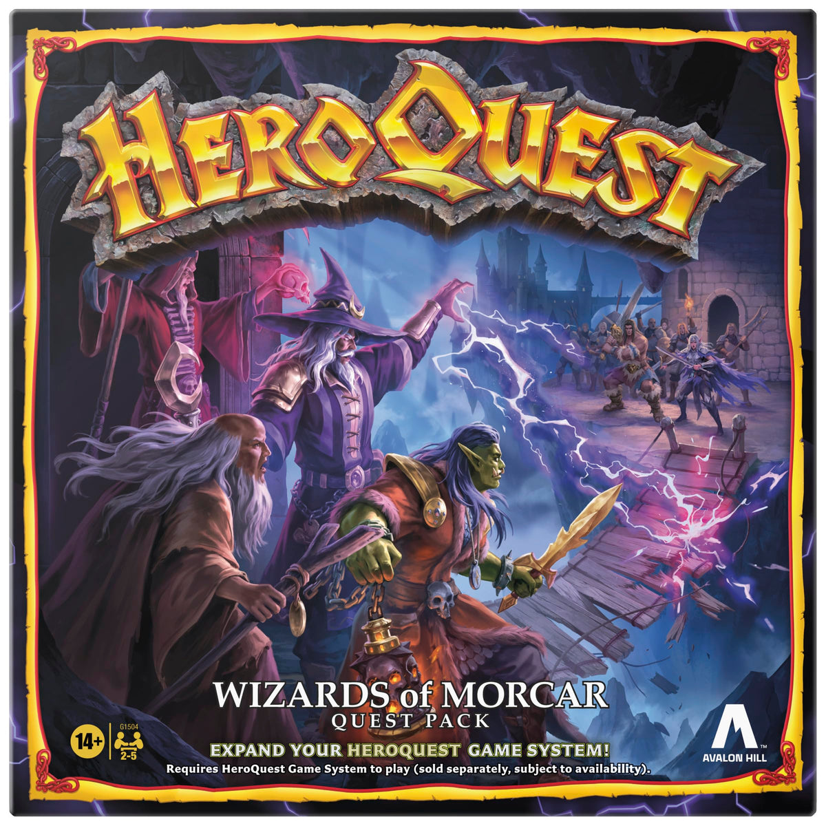 Avalon Hill HeroQuest Wizards of Morcar Quest Pack, Ages 14+