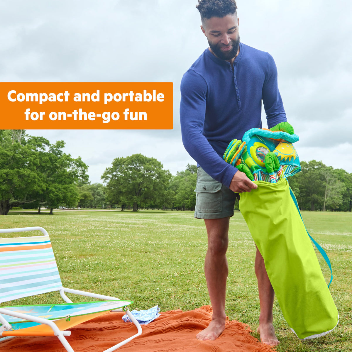 Bright Starts Pop 'N Jump Portable Activity Jumper, Owl Forest
