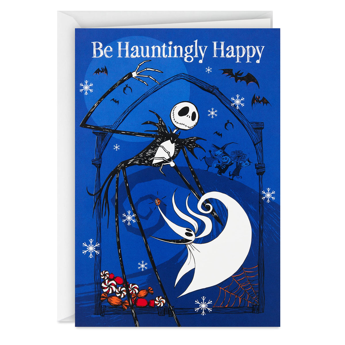Hallmark Nightmare Before Christmas Halloween Cards (Pack of 16 with Envelopes)