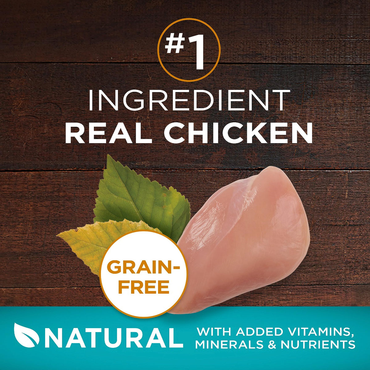 Purina ONE True Instinct Grain Free Dry Cat Food, Chicken, 6.53 kg