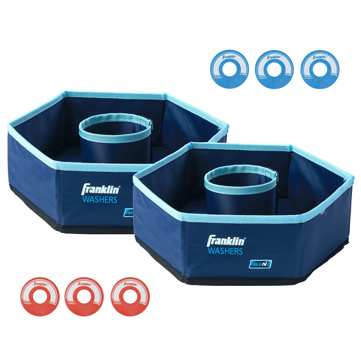 Franklin Sports Washer Toss Outdoor Lawn Game, 6 Washers