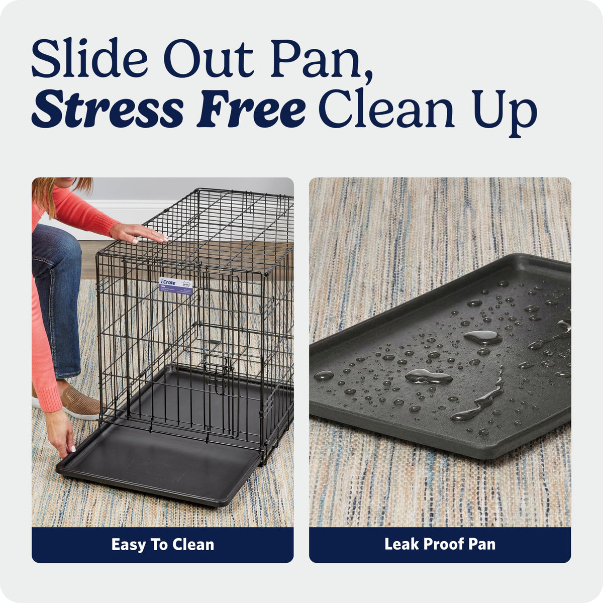 MidWest Homes for Pets iCrate Folding Dog Crate, 22 Inch