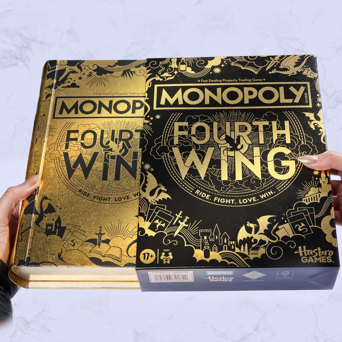 Monopoly Fourth Wing Edition Board Game, 2-6 Players, Ages 17+