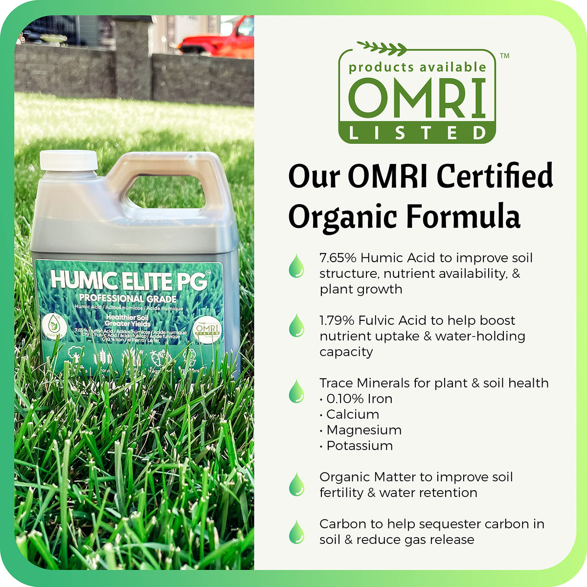 FoliarTech Humic Acid Organic Lawn Fertilizer, 4L