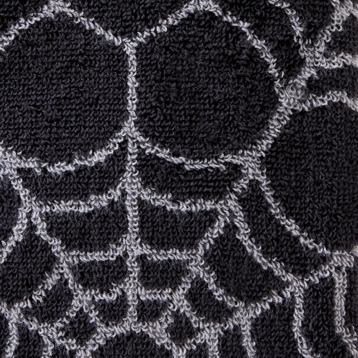 SKL Home Spider Web Cotton Jacquard Hand Towel Set, 2 pc, Black
