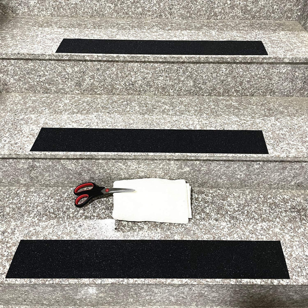 Cosimixo Heavy-Duty Anti-Slip Stair Tape, 4" x 35 ft, Black