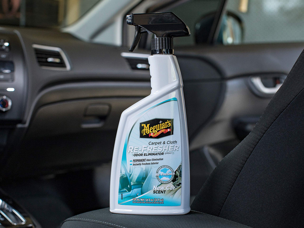 Meguiar's Carpet & Cloth Re-Fresher Odor Eliminator Spray, 24 Oz