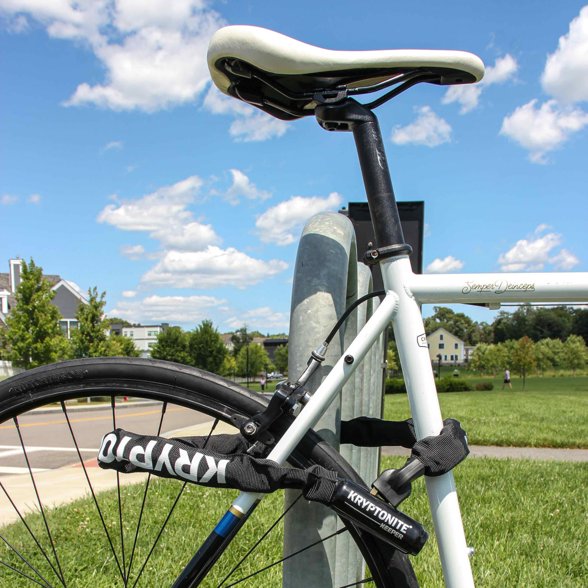 Kryptonite Keeper Integrated Chain Bicycle Lock, 32 Inch