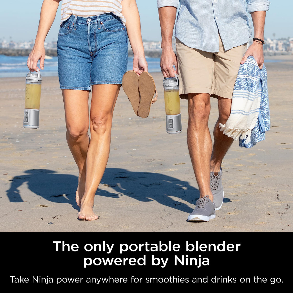 Ninja Blast Portable Blender, 18oz, White, BC151WHC (Canadian Version)