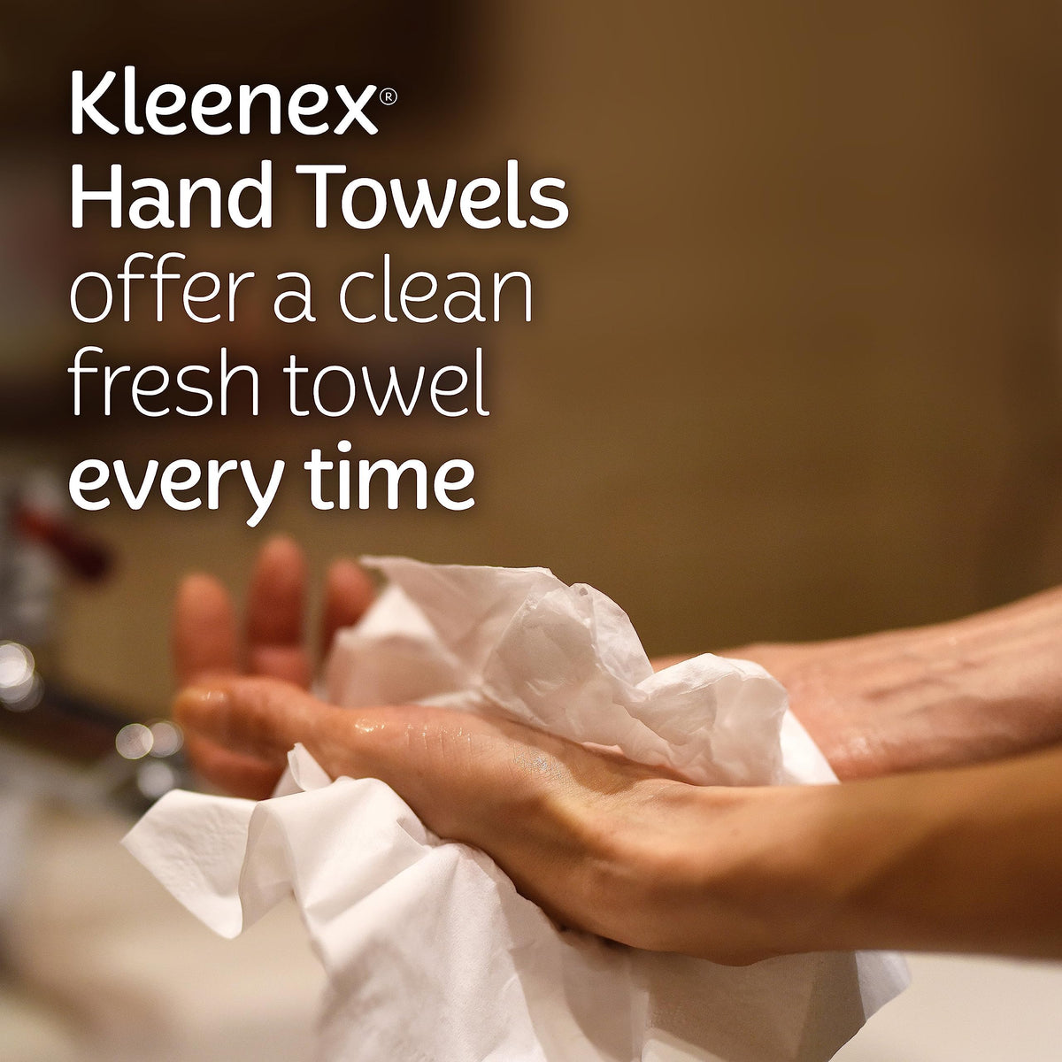 Kleenex Disposable Hand Towels, 60 Towels, 6 Boxes