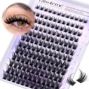 Pawotence Wispy D Curl Cluster Lash Extensions, 10-18 mm