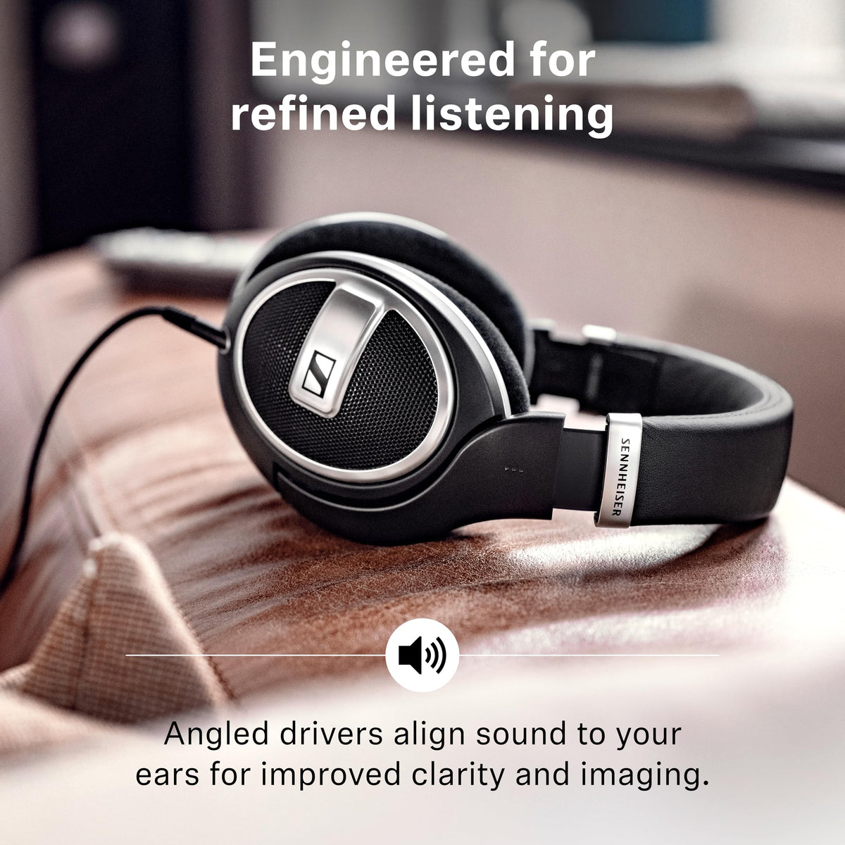 Sennheiser HD 599SE Open-Back Wired Headphones, Black