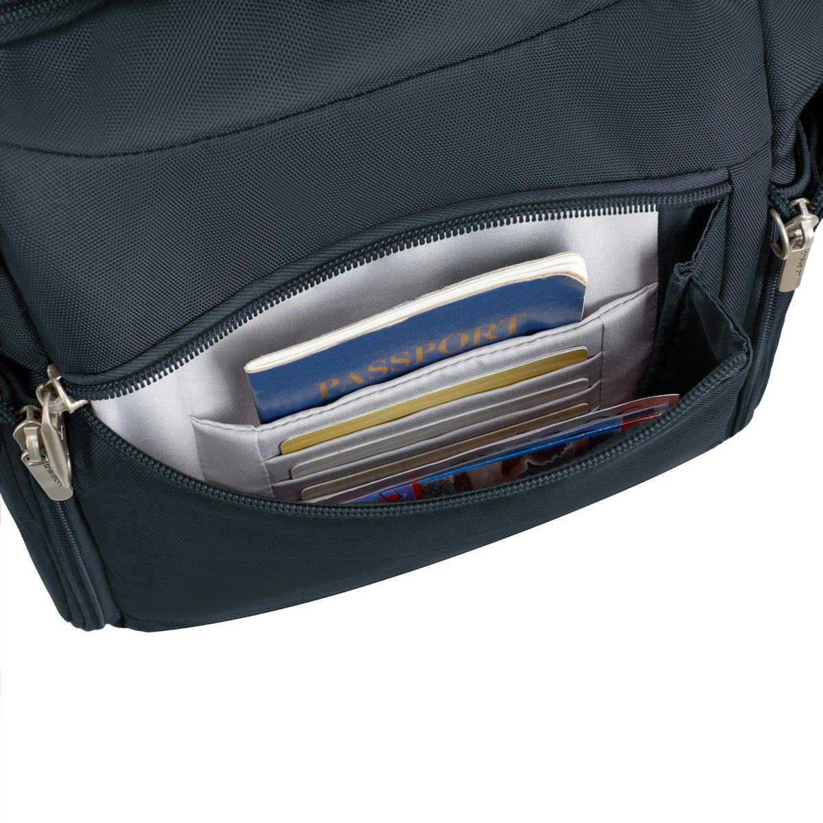 Travelon Anti-Theft Classic Messenger Bag, Midnight