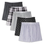 Fruit of the Loom Men's Casual Comfort Boxer Shorts, Assorted, Medium