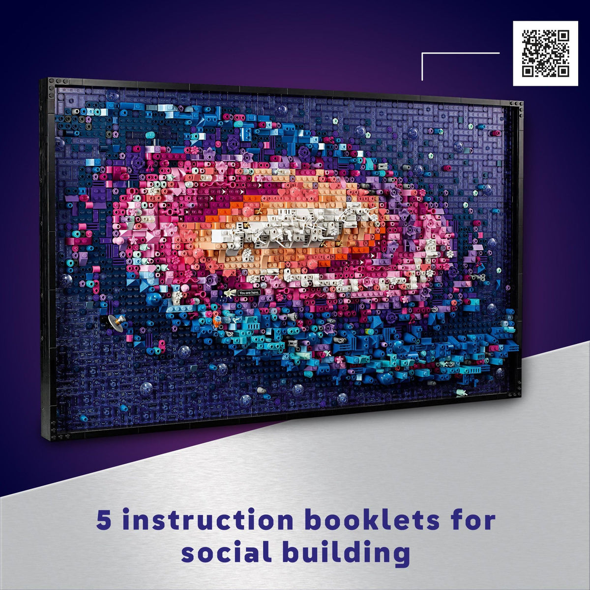 LEGO Art The Milky Way Galaxy Wall Art Building Set for Adults, 31212