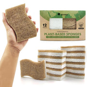 Airnex Natural Cellulose Dish Sponges, 12 Pack